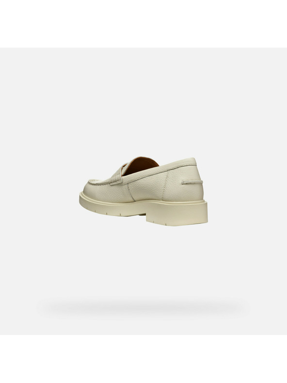 Geox Krémové dámske mokasíny Geox Spherica EC1