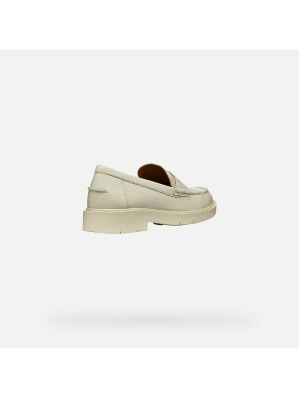 Geox Krémové dámske mokasíny Geox Spherica EC1