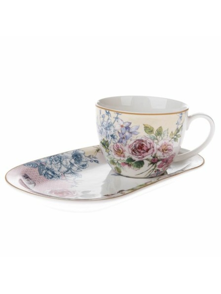 Casa de Engel Porcelánový hrnček s podnosom, 445 ml, 6/18