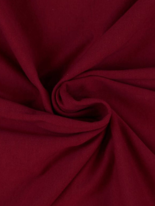 Kvalitex Jersey plachta s lycrovou gumou 160x200cm vínová Kvalitex