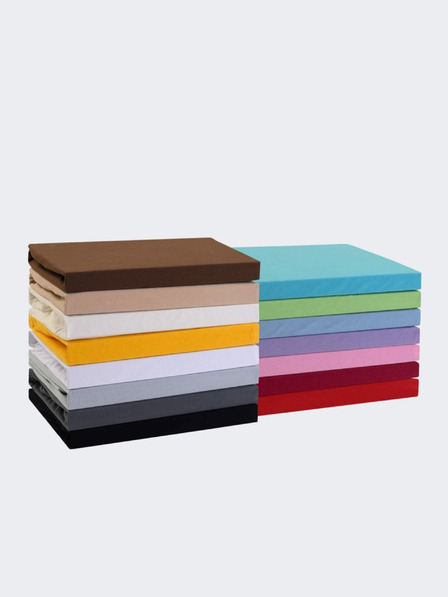 Kvalitex Jersey prestieradlo 160x200cm tmavosivé