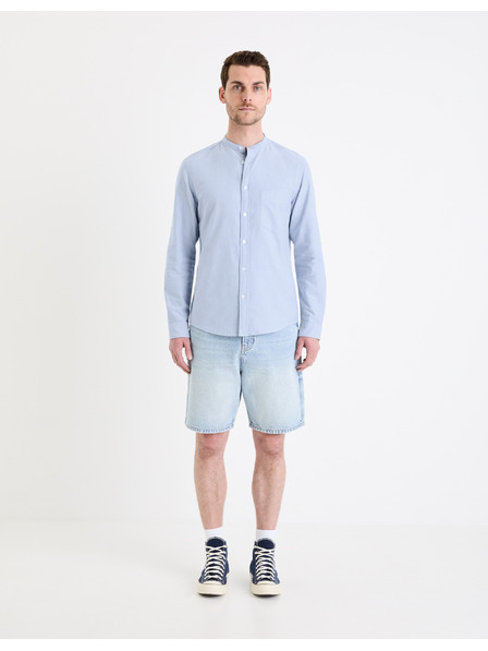 Celio Svetlomodré pánske tričko Celio Daxfordmao