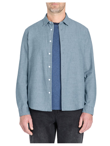 Celio Modrá pánska košeľa Celio Lachambray