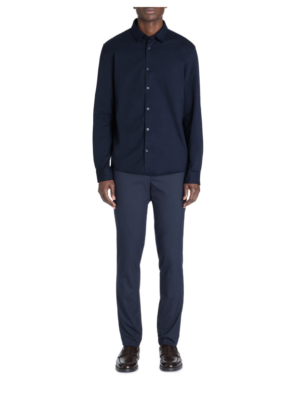 Celio Tmavomodrá pánska košeľa Celio Lajersey