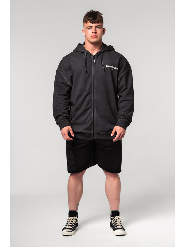 Nebbia Zopraná mikina na zips GYM BRO 362