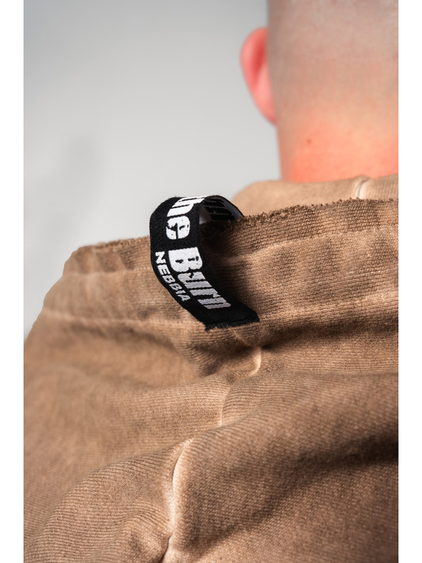 Nebbia Zopraná mikina na zips GYM BRO 362