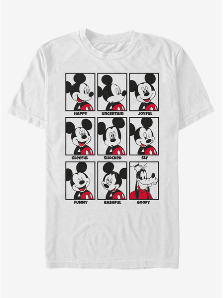 ZOOT.Fan Biele pánske tričko Disney Mickey Mood