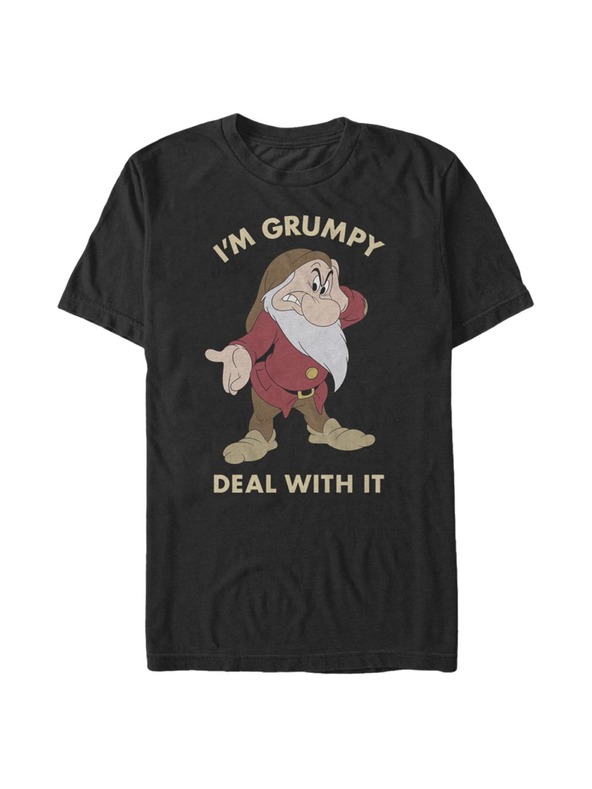 ZOOT.Fan Black Men's T-Shirt Disney Grumpy Deal