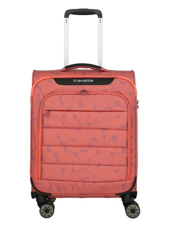 Travelite Cestovný kufor Travelite Skaii 4w S Print Peach