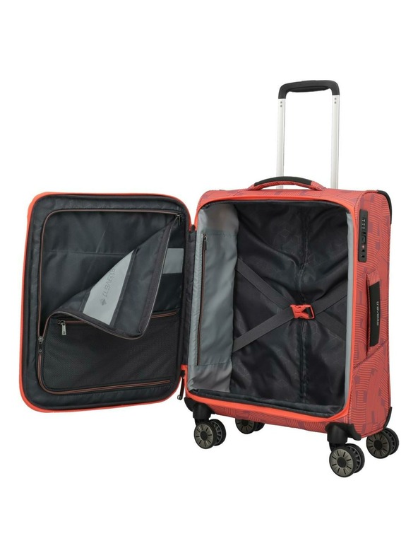 Travelite Cestovný kufor Travelite Skaii 4w S Print Peach
