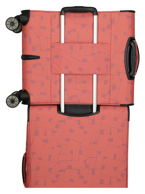 Travelite Cestovný kufor Travelite Skaii 4w S Print Peach