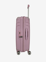 Travelite Ružový dámsky cestovný kufor Travelite Elvaa 4w M Rosé