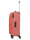 Travelite Cestovný kufor Travelite Skaii 4w M Print Peach