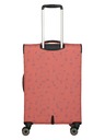 Travelite Cestovný kufor Travelite Skaii 4w M Print Peach