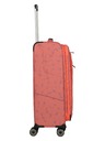 Travelite Cestovný kufor Travelite Skaii 4w M Print Peach