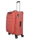 Travelite Cestovný kufor Travelite Skaii 4w M Print Peach