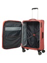Travelite Cestovný kufor Travelite Skaii 4w M Print Peach