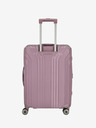 Travelite Sada troch dámskych cestovných kufrov v ružovej farbe Travelite Elvaa 4w S,M,L Rosé