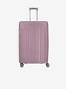 Travelite Sada troch dámskych cestovných kufrov v ružovej farbe Travelite Elvaa 4w S,M,L Rosé