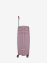 Travelite Sada troch dámskych cestovných kufrov v ružovej farbe Travelite Elvaa 4w S,M,L Rosé