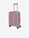 Travelite Sada troch dámskych cestovných kufrov v ružovej farbe Travelite Elvaa 4w S,M,L Rosé