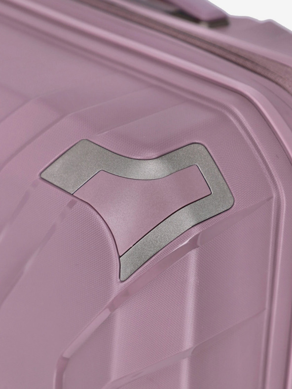 Travelite Sada troch dámskych cestovných kufrov v ružovej farbe Travelite Elvaa 4w S,M,L Rosé