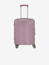 Travelite Sada troch dámskych cestovných kufrov v ružovej farbe Travelite Elvaa 4w S,M,L Rosé