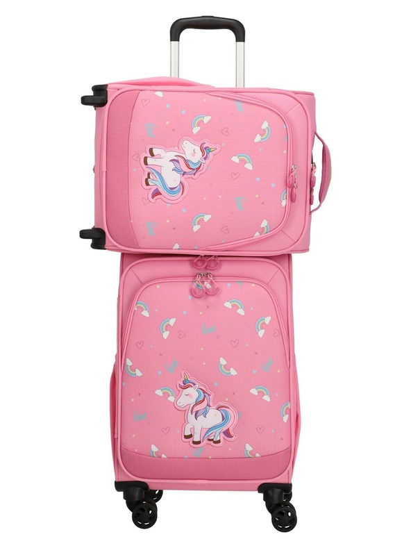 Travelite Detský kufor Travelite Mini Mover 2w S Unicorn