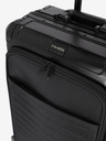 Travelite Čierny kufor Travelite Next 4w S s predným vreckom