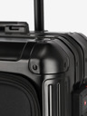 Travelite Čierny kufor Travelite Next 4w S s predným vreckom