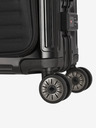 Travelite Čierny kufor Travelite Next 4w S s predným vreckom
