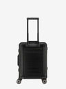Travelite Čierny kufor Travelite Next 4w S s predným vreckom