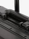 Travelite Čierny kufor Travelite Next 4w S s predným vreckom