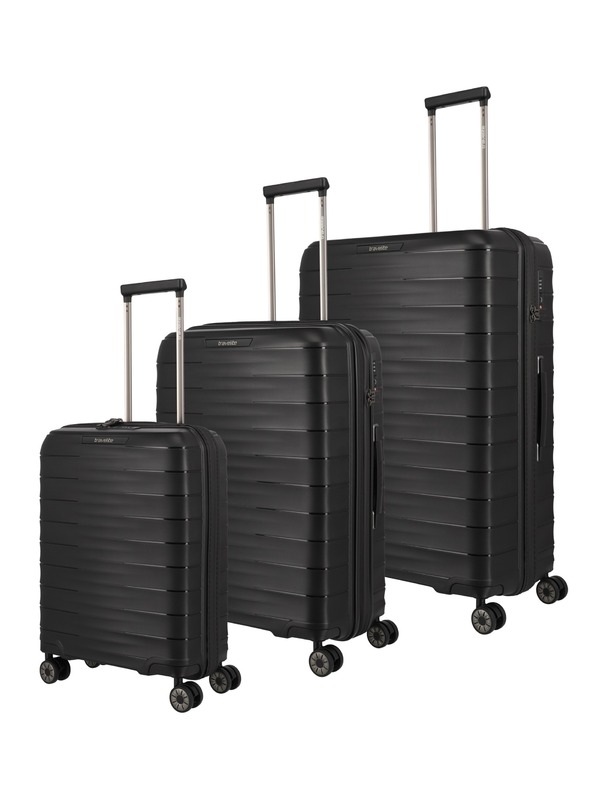 Travelite Sada cestovných kufrov Travelite Mooby S,M,L Black