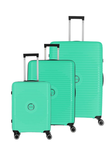 Travelite Sada cestovných kufrov Travelite Orbita S,M,L Green