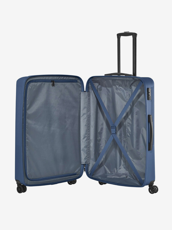 Travelite Sada troch cestovných kufrov Travelite Bali S,M,L Blue