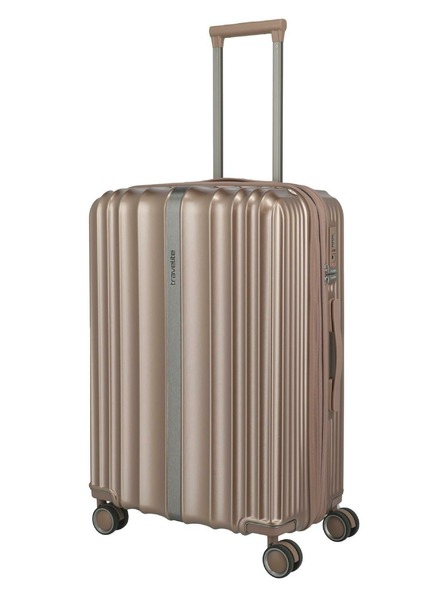 Travelite Cestovný kufor Travelite Paros 4w M Cappuccino
