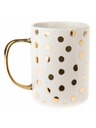 Casa de Engel Porcelánový hrnček so zlatou rúčkou, 425ml, 12/36