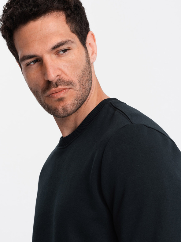 Ombre Clothing Pánska bavlnená mikina BASIC Ombre Clothing