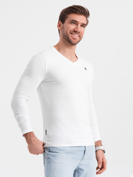 Ombre Clothing Pánsky set s dlhým rukávom V-NECK - mix 2-pack V4 Z87 Ombre Clothing