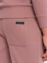 Ombre Clothing Pánska bavlnená mikina BASIC BASIC tmavoružová Ombre Clothing