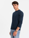 Ombre Clothing Pánska bavlnená mikina BASIC Ombre Clothing
