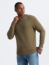 Ombre Clothing Pánska bavlnená mikina BASIC Ombre Clothing