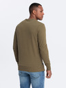 Ombre Clothing Pánska bavlnená mikina BASIC Ombre Clothing