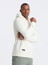 Ombre Clothing Pánska bavlnená klokania mikina BASIC s kapucňou Ombre Clothing