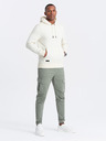 Ombre Clothing Pánska bavlnená klokania mikina BASIC s kapucňou Ombre Clothing
