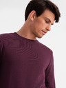 Ombre Clothing Pánska bavlnená nevystužená mikina BASIC Ombre Clothing