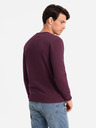 Ombre Clothing Pánska bavlnená nevystužená mikina BASIC Ombre Clothing