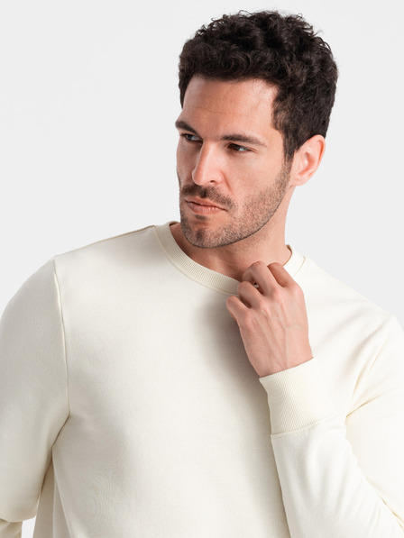 Ombre Clothing Pánska bavlnená mikina BASIC Ombre Clothing