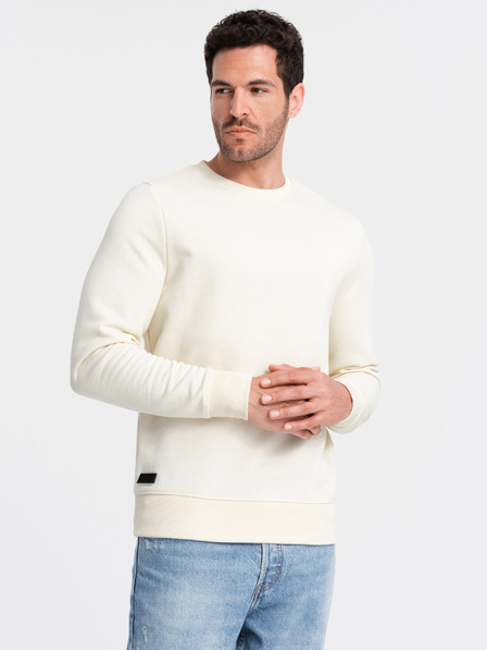 Ombre Clothing Pánska bavlnená mikina BASIC Ombre Clothing